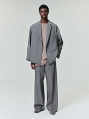 Cotton Wool Oxford Shirt Jacket